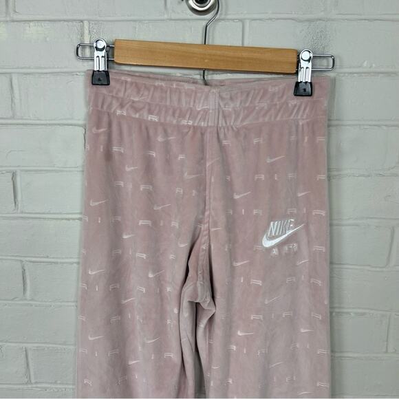 Nike Air Velour Baby Pink Logo Pants Size S - Picture 11 of 11